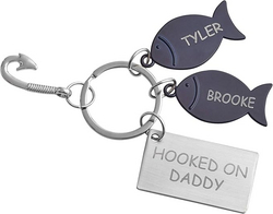 Let's Make Memories Personalized Keychain - Engraved Metal - For Him/Dad from SKANDA INTERNATIONAL FZ LLE