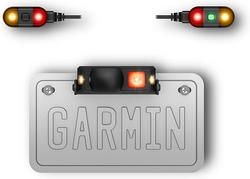 Garmin z?mo™ R1 Radar, Motorcycle Rearview and Blind Spot Radar with External Lights, Audio Alerts and Heads-up Indicator Lights