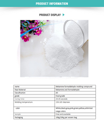 Melamine Tableware Material Melamine Moulding Compound Plastic White Color