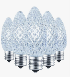 25 Pack C9 Led Replacement Christmas Light Bulb