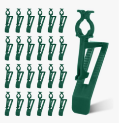 Brightown 100 Pack All in One Christmas Light Clip, Universal Gutter and Shingle, Holiday Light Clip for C7/E12, C9/E17, Rope, Icicle, Mini, Outdoor String Lights, Christmas Decor - No Tools Required from SKANDA INTERNATIONAL FZ LLE