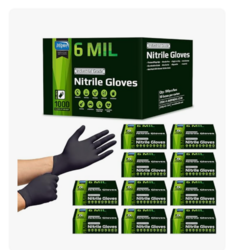 Inspire HEAVY DUTY ORIGINAL Stretch Nitrile Black Gloves  from SKANDA INTERNATIONAL FZ LLE