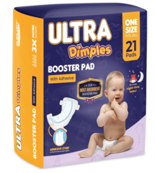 Inspire Ultra Dimples Diaper Booster Pads, One Size Fits All, 42 Count, Unisex-Babies from SKANDA INTERNATIONAL FZ LLE