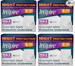 Inspire Adult Diapers Women or Men - MAX Absorbency | Our Most Absorbent and Dry, Incontinence Underwear for Women or Men | Leak Proof Diaper Overnight or Daytime for Heavy from SKANDA INTERNATIONAL FZ LLE