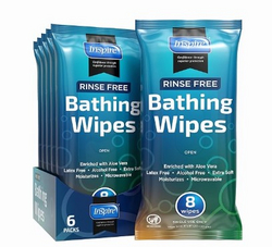 Adult Wet Wipes Body Wipes | Adult Wash Cloths Extra Large, Bathing Wipes for Incontinence, 8"x12" from SKANDA INTERNATIONAL FZ LLE