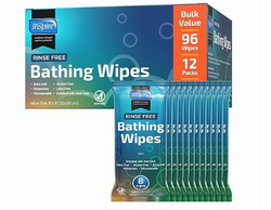 Inspire Thick Rinse Free Body Wipes, Extra Large Washcloths For Adults, Aloe Vera Enriched from SKANDA INTERNATIONAL FZ LLE