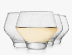 Libbey Mezcal All Purpose Spirits Glasses Set of 4, Stemless Stackable Cocktail Copitas 12.6 oz Inspired by Natural Jicara, Ideal for All Occasions from SKANDA INTERNATIONAL FZ LLE