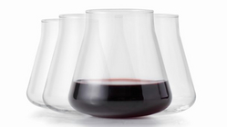 Libbey Magnitude Stemless Wine Glasses Set of 4, Tulip Shaped 12 Oz Stemless Wine Glasses, Modern Stemless Glass Tulip Bowl for Wine, Cocktails from SKANDA INTERNATIONAL FZ LLE