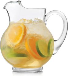 Libbey Acapulco Large Glass Pitcher Set of 2, 89 Oz, Clear, Tall Bubble Glass Pitchers with Handle, Modern Pitcher Set for Iced Tea, Punch, and More from SKANDA INTERNATIONAL FZ LLE