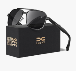 LUENX Men's Aviator Sunglasses