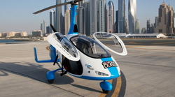 Gyrocopter Skyline Photo Flight from HOT AIR BALLOON IN DUBAI