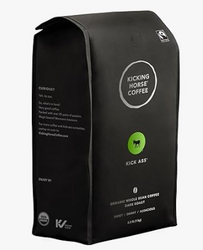 Kicking Horse Coffee, Kick Ass, Dark Roast, Whole Bean, Certified Organic, Fairtrade, Kosher Coffee, 2.2 Lb, 35.2 Ounce