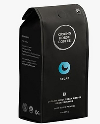 Kicking Horse Coffee, Decaf, Swiss Water Process, Dark Roast, Whole Bean, 10 Oz - Certified Organic, Fairtrade, Kosher Coffee from SKANDA INTERNATIONAL FZ LLE