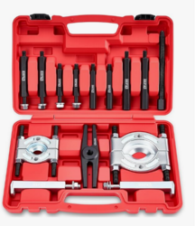 Bearing Puller and Splitter Kit, Separator and Puller Set, Pinion Bearing Puller and Wheel Removal Tool, 5 Ton Capacity Bearing Separator with 2’’ and 3’’ Bearing Separator Jaws, 14Pcs from SKANDA INTERNATIONAL FZ LLE