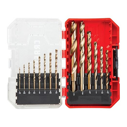 CRAFTSMAN 14-Piece Gold Oxide Drill Bit Set for Wood, Plastic, or Metal (CMAM2214) from SKANDA INTERNATIONAL FZ LLE