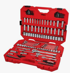 CRAFTSMAN Mechanic Tool Set 135 Pcs, 1/4, 1/2 and 3/8 Inch Drive SAE and Metric Socket Wrench Set with Case (CMMT12124) from SKANDA INTERNATIONAL FZ LLE