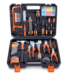 Home Repair Tool Kit with Tool box, General Household Tool Set with Hammer & Screwdrivers, Complete DIY Hand Tools Set for Apartment & Dorm, Multi-Purpose Tool Sets (Caja de herramientas) from SKANDA INTERNATIONAL FZ LLE