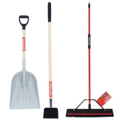Craftsman 3-Piece Winter Clean Up Set with Scoop, Scraper & Squeegee Push Broom for Moving Snow & Slush, Scraping Ice Outdoors from SKANDA INTERNATIONAL FZ LLE