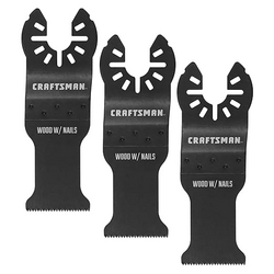 CRAFTSMAN Bi-Metal Oscillating Tool Blade for Wood and Metal, 1 1/4 Inch, 3 Pack (CMAO103-3) from SKANDA INTERNATIONAL FZ LLE