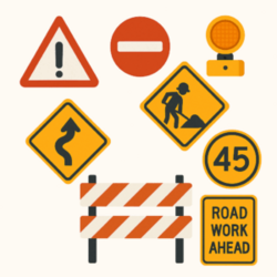 Road Safety Signs from HAMMAD ARSHAD GENERAL TRADING LLC