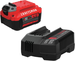 CRAFTSMAN V20 Battery and Charger, for Power Tool Kits and Outdoor Tools, 4.0 Ah, Lithium Ion Battery (CMCB204-CK) from SKANDA INTERNATIONAL FZ LLE