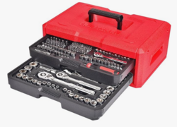 CRAFTSMAN Mechanics Tool Set, 256-Piece Hand Tool and Socket Set with 72-tooth Low Profile Ratchet and 2-Drawer Tool Box (CMMT45256) from SKANDA INTERNATIONAL FZ LLE