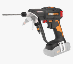 Worx Nitro 20V SwitchDriver 2.0, 2-in-1 Brushless Cordless Drill Driver, Dual 1/4" Chucks, Compact Cordless Drill with Digital Torque Setting - WX177L.9 (Tool Only), Black Orange from SKANDA INTERNATIONAL FZ LLE