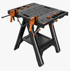 Worx Pegasus 2-in-1 Folding Work Table & Sawhorse, Easy Setup Portable Workbench from SKANDA INTERNATIONAL FZ LLE