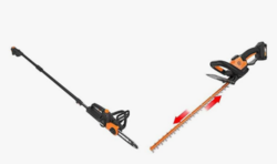 Worx WG323 20V Power Share 10" Cordless Pole/Chain Saw Bundle with Hedge Trimmer, Battery and Charger from SKANDA INTERNATIONAL FZ LLE