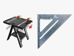 WORX WX051 Pegasus Folding Work Table & Sawhorse and SWANSON Tool Co S0101 7 Inch Speed Square, Blue from SKANDA INTERNATIONAL FZ LLE