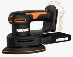 Worx WX822L.9 20V Power Share Cordless Detail Sander (Tool Only) from SKANDA INTERNATIONAL FZ LLE
