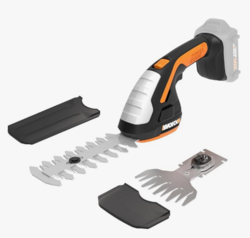 WORX WG801.9 20V 2 in 1 Cordless Hedge Trimmer, 4" Grass Shear & 8" Shrub Trimmer with 2 Blades, Battery & Charger Not Included from SKANDA INTERNATIONAL FZ LLE