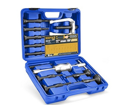  KOOPOOL 16-Piece Blind Hole Collet Bearing Race & Seal Puller Extractor Kit: Slide Hammer Pilot Insert for Effortless Inner Internal Bearing Removal Tool from SKANDA INTERNATIONAL FZ LLE