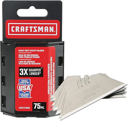 CRAFTSMAN Utility Knife Blades, 75 Pack (CMHT11700N) from SKANDA INTERNATIONAL FZ LLE