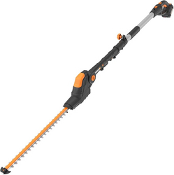 WORX WG252.9 20" 20V Cordless Hedge Trimmer, Pole Hedge Trimmer Reaches up to 12 Inches with Extended Pole, Electric Bush Trimmer with 180° Rotation Head, Battery & Charger Not Included from SKANDA INTERNATIONAL FZ LLE