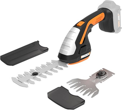 WORX WG801.9 20V 2 in 1 Cordless Hedge Trimmer, 4" Grass Shear & 8" Shrub Trimmer with 2 Blades, Battery & Charger Not Included from SKANDA INTERNATIONAL FZ LLE
