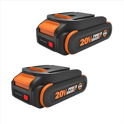 WORX 20V 2.0Ah PowerShare Battery (2 pcs)  ...