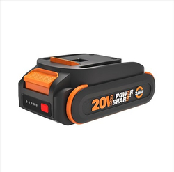 WORX 20V Battery PowerShare Lithium-ION 2.0 Ah 1 pc, WA3669 from SKANDA INTERNATIONAL FZ LLE