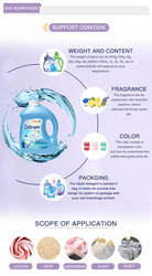 Wholesale Eco Friendly Perfume for Liquid Detergent Plant Washing Wholesale Laundry Detergent Liquid Bulk for Cloth