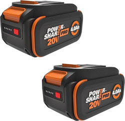 Worx 20 V Lithium-ion Battery 4.0 Ah PowerShare Pro 2 pcs WA3674.2 from SKANDA INTERNATIONAL FZ LLE