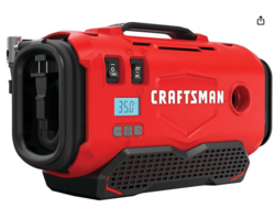 CRAFTSMAN V20 Tire Inflator Portable Air Compressor, Car Air Pump, 3 Modes Tire Pump: Cordless, 120V Corded, and 12V Car Adapter, Battery Sold Separately (CMCE520B) from SKANDA INTERNATIONAL FZ LLE
