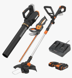 Worx 20V String Trimmer + Turbine Blower + Hedge Trimmer (Batteries & Charger Included) from SKANDA INTERNATIONAL FZ LLE