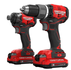 CRAFTSMAN V20 RP Cordless Drill and Impact Driver, Brushless Power Tool Combo Kit, 2 Batteries and Charger Included (CMCK211C2) from SKANDA INTERNATIONAL FZ LLE