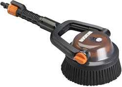 Worx Hydroshot Adjustable Outdoor Power Scrubber, Quick Snap Connection - WA1821 (Hard Bristles) from SKANDA INTERNATIONAL FZ LLE