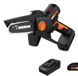 Worx Nitro 20V 5" Cordless Brushless Chainsaw 2.0 Ah Battery and Charger Included WG325 from SKANDA INTERNATIONAL FZ LLE