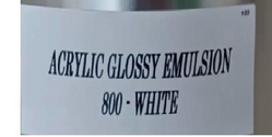 ACRYLIC GLOSS EMULSION WHITE