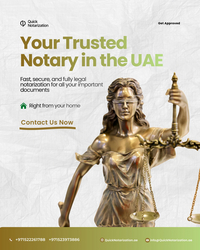 Notary & Document Services in Dubai from QUICKNOTARIZATION 