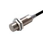Omron Inductive Threaded Barrel Proximity Sensor, M18, 12 mm Detection, PNP NO, 10 ? 30 V dc