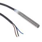 Omron Inductive Threaded Barrel Proximity Sensor, M8, 2 mm Detection, PNP NO, 12 ? 24 V dc