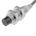 Omron Inductive Threaded Barrel Proximity Sensor, M12, 8 mm Detection, PNP NO, 12 ? 24 V dc